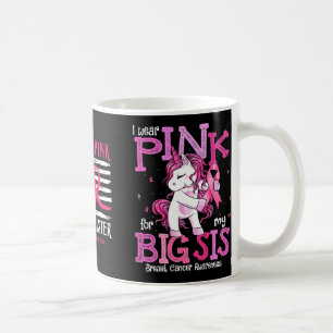 Wear Pink For My Sister Ribbon Breast Cancer Ameri Coffee Mug