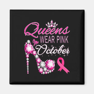 Wear Pink In October Breast Cancer Awareness Women Magnet