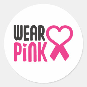 "Wear Pink" Stickers