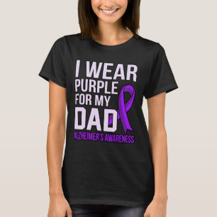 Wear Purple For Dad Heimerheimer's Awareness Ribbo T-Shirt