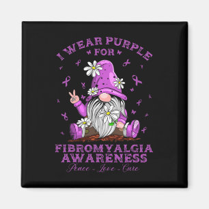 Wear Purple For Fibromyalgia Awareness Day Warrior Magnet
