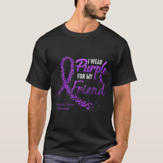 Wear Purple for Friend Pancreatic Cancer Awareness T-Shirt