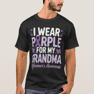 Wear purple for grandma dementia alzheimers T-Shirt
