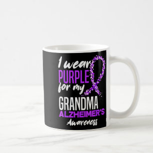 Wear Purple for Grandma Dementia heimers Coffee Mug