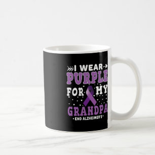 Wear Purple For Grandpa End Alzheimer Alzheimers A Coffee Mug