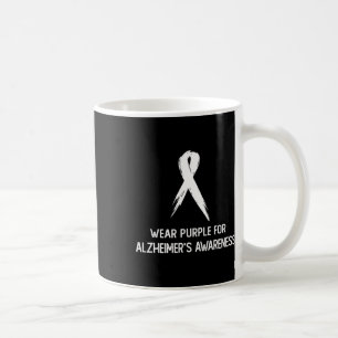 Wear Purple For Heimerheimer's Awareness Dementia Coffee Mug