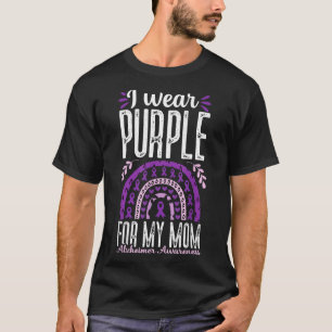 Wear Purple for Mum heimers Awareness Brain T-Shirt