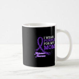 Wear Purple For My Mum  Alzheimer's Awareness Band Coffee Mug