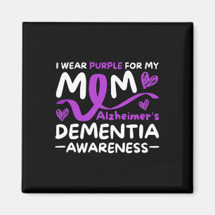 Wear Purple For My Mum Brain Disorder Magnet