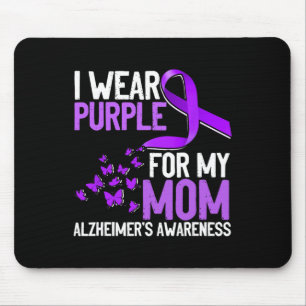 Wear Purple For My Mum Heimerheimer´s Awareness Mouse Pad