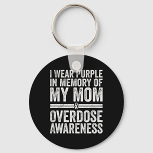 Wear Purple For My Mum Key Ring