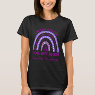 Wear Purple For My Mum Overdose Awareness Rainbow  T-Shirt