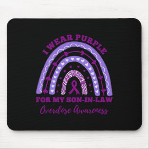 Wear Purple For My Son-in-law Overdose Awareness R Mouse Pad