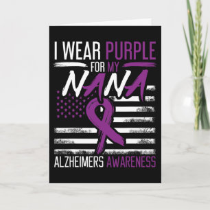 Wear Purple For Nana Heimerheimer Heimerheimers Aw Card