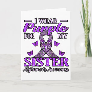 Wear Purple For Sister Heimerheimer's Awareness Ri Card
