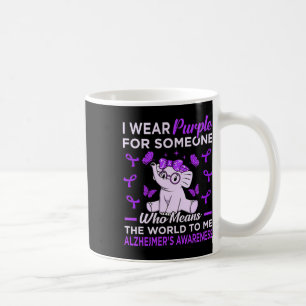 Wear Purple For Someone Heimerheimer's Awareness R Coffee Mug