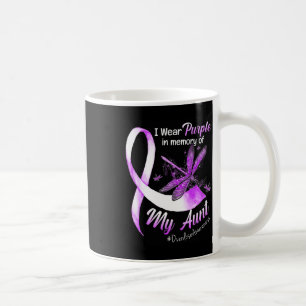 Wear Purple In Memory Of My Aunt Overdose Awarenes Coffee Mug