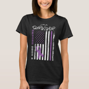 Wear Purple Pancreatic Cancer Survivor Gifts Women T-Shirt