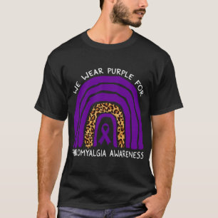 Wear Purple Rainbow For Fibromyalgia Awareness T-Shirt