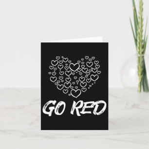 Wear Red Day Go Red Heart Disease Awareness Card