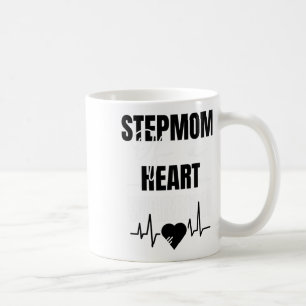 Wear Red Day Stepmom Of A Heart Warrior Saying Coffee Mug