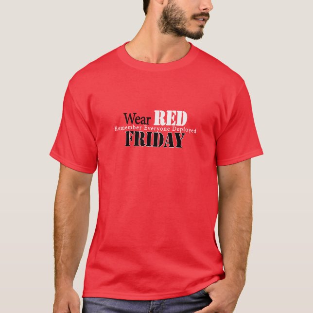 Wear Red on Friday T-Shirt (Front)