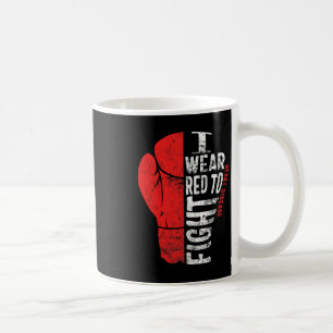 Wear Red To Fight Heart Disease Awareness Chd Nati Coffee Mug