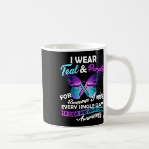 Wear Teal & Purple For Someone I Miss Every Si Coffee Mug