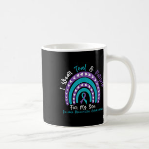 Wear Teal & Purple For Son Suicide Prevention Coffee Mug