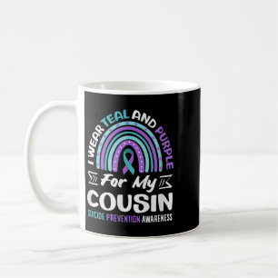 Wear Teal And Purple For Cousin Prevention Design Coffee Mug