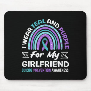 Wear Teal And Purple For Girlfriend Prevention Mouse Pad