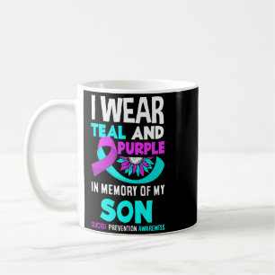 Wear Teal And Purple For Son Prevention Coffee Mug
