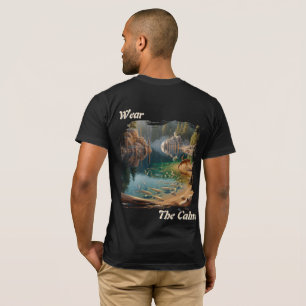 Wear The Calm – Deer at the Lake Scenic T-Shirt