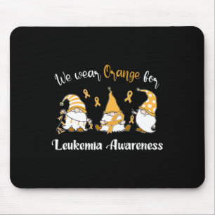 Wear With Orange For Leukaemia Awareness Mouse Pad