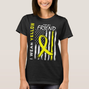 Wear Yellow For Friend Sarcoma Cancer Awareness T-Shirt