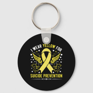 Wear Yellow For Suicide Prevention Awareness Suppo Key Ring