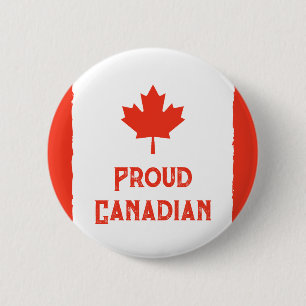 Wear Your Pride: Classic Canada Flag  6 Cm Round Badge