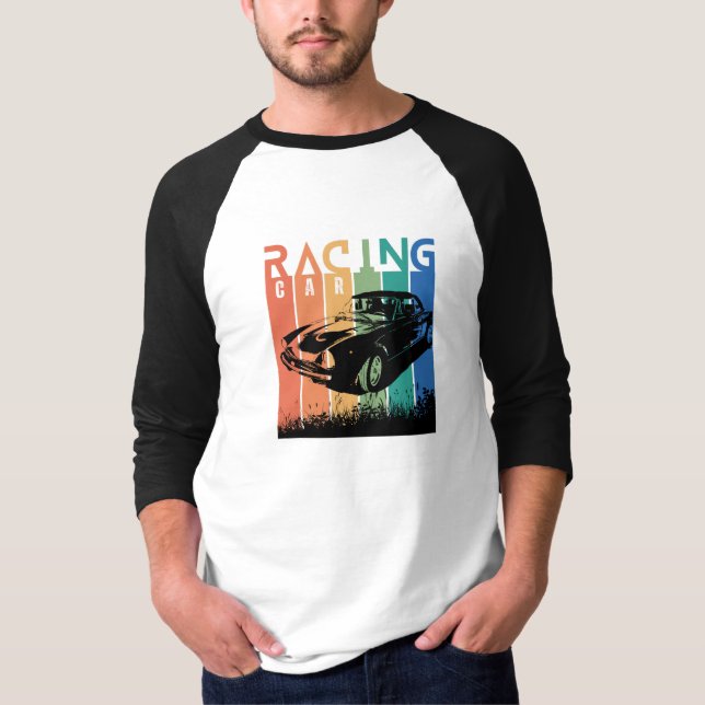 Wear your sport, Car Racing T-Shirt (Front)