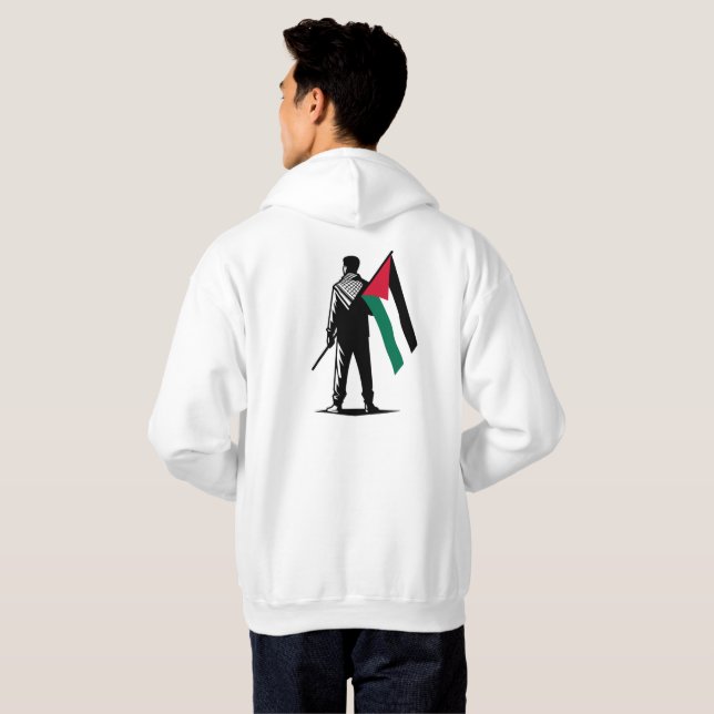 Wear Your Support Proudly with Our Palestine Sweat Hoodie (Back Full)