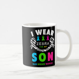Wear Zebra For Son Rare Disease Awareness Day 2026 Coffee Mug