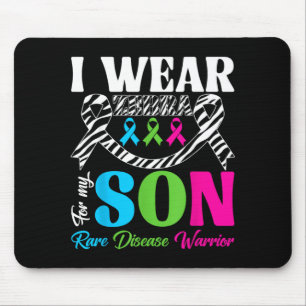 Wear Zebra For Son Rare Disease Awareness Month Mouse Pad