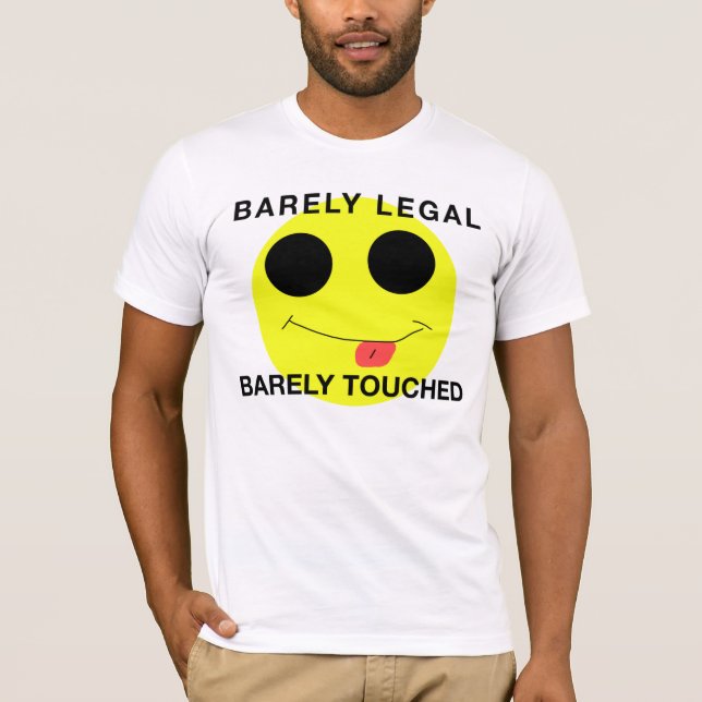 WEARE18's Barely Legal, Barely Touched Band TEE (Front)