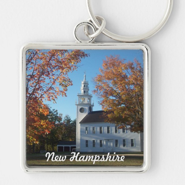 Wearin' New Hampshire Key Ring (Front)