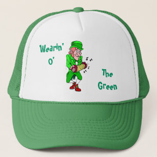 Wearin' O' The Green Leprechaun St. Patty's Cap