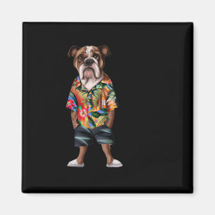 Wearing A Hawaiian And Shorts 1 Magnet