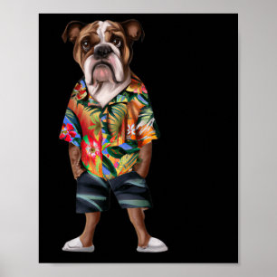 Wearing A Hawaiian And Shorts 1  Poster