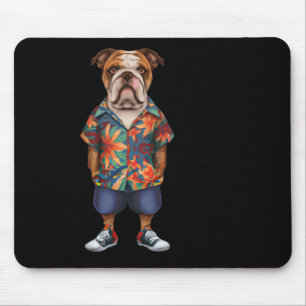 Wearing A Hawaiian And Shorts  Mouse Pad