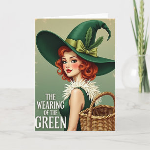 Wearing Of The Green Festive Card