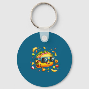 Wearing Shirt Solar Eclipse Taco Solar Glasses Key Ring
