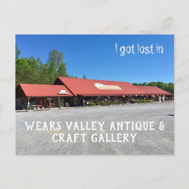 Wears Valley Antique & Craft Gallery Postcard (Front)